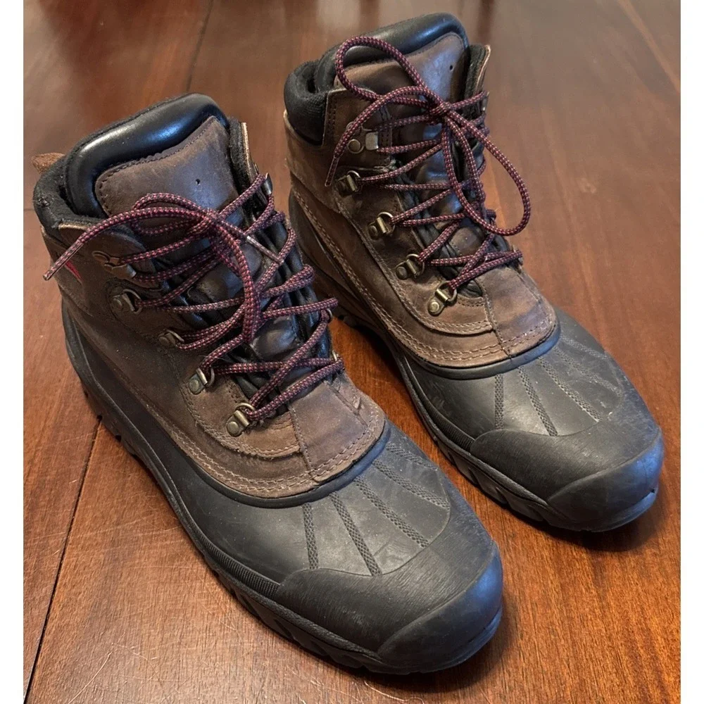 Vintage Sorel Caribou Boots Made in Canada Men's Size 13 Winter Snow Leather